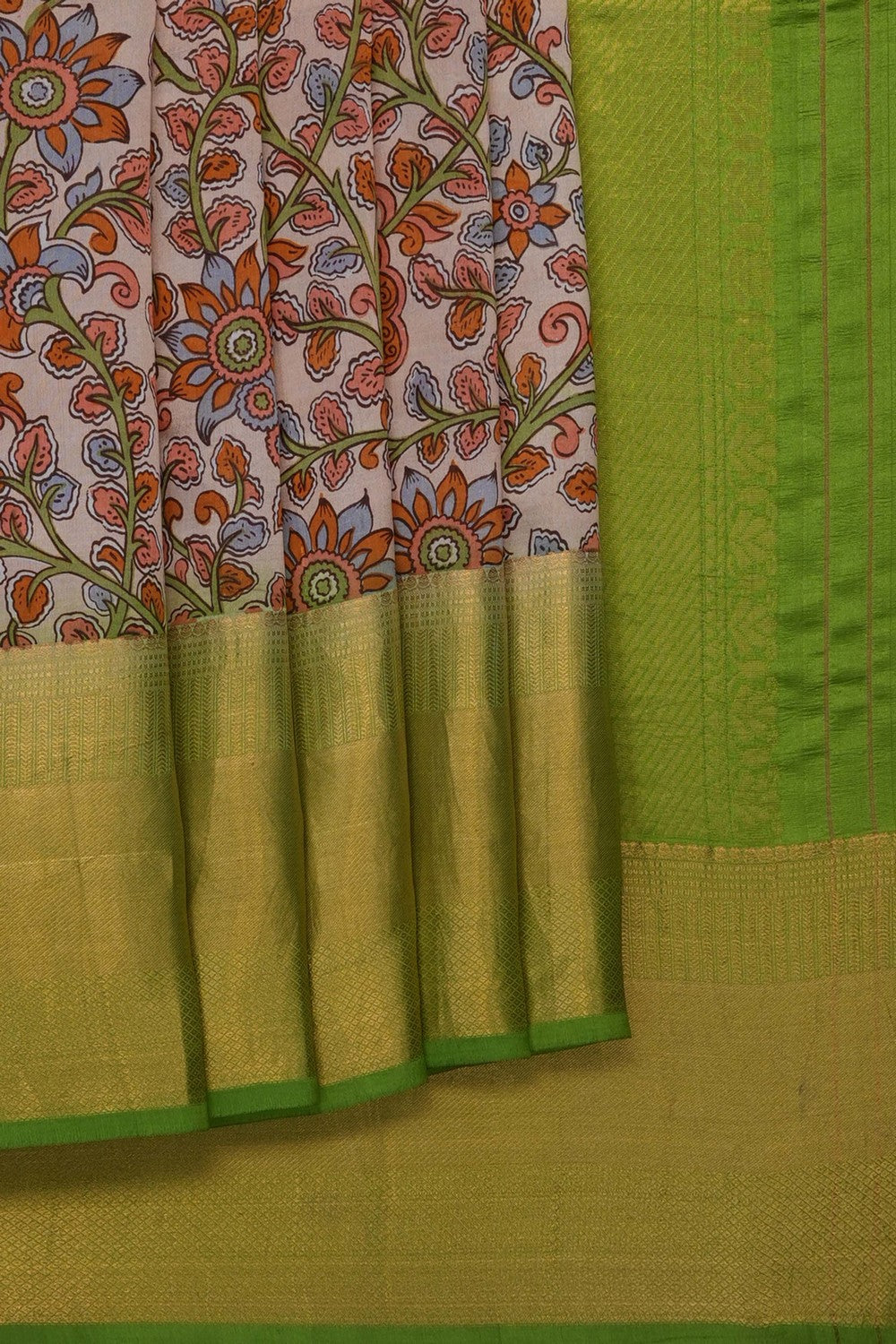 Image of Kalamkari Painting Saree