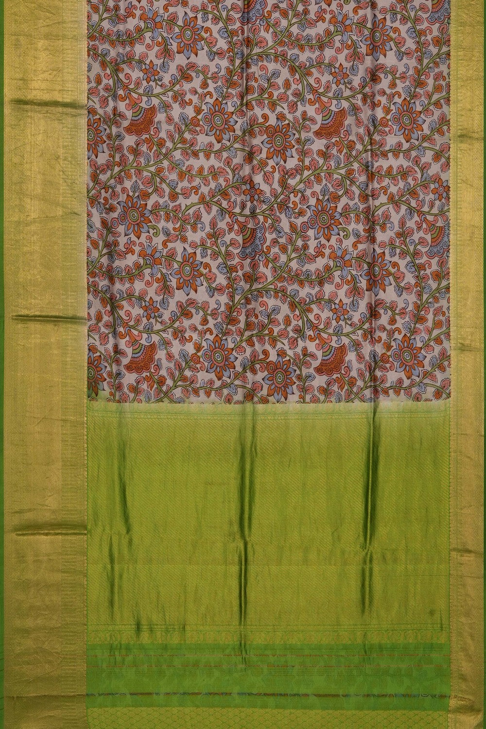 Image of Kalamkari Painting Saree
