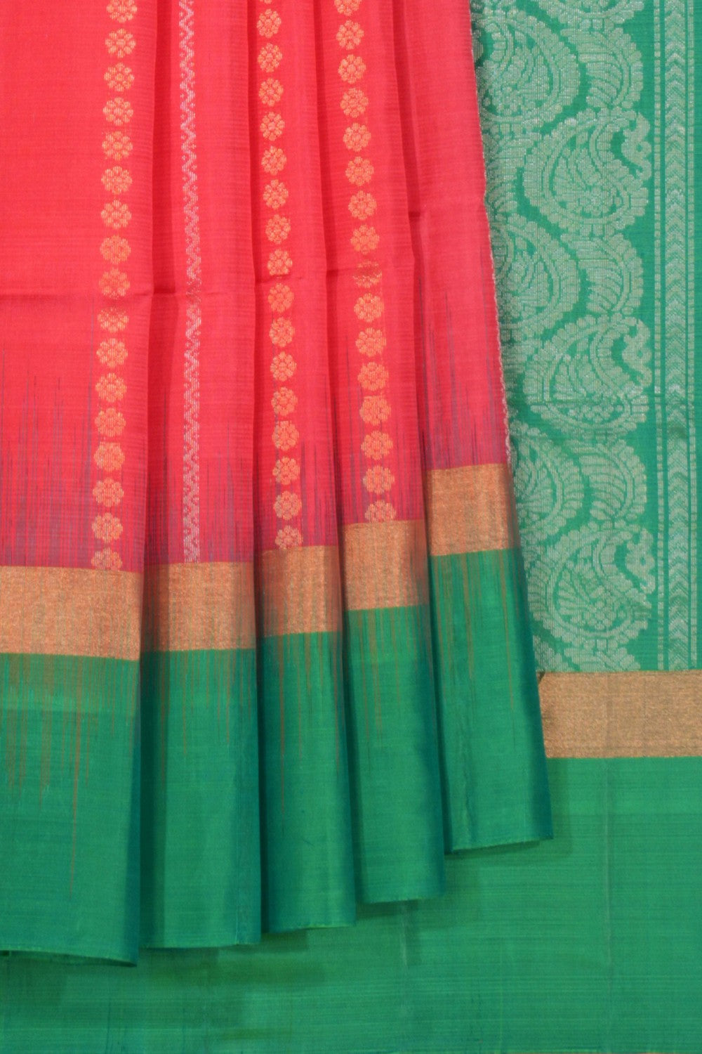 South Silk Pink Saree