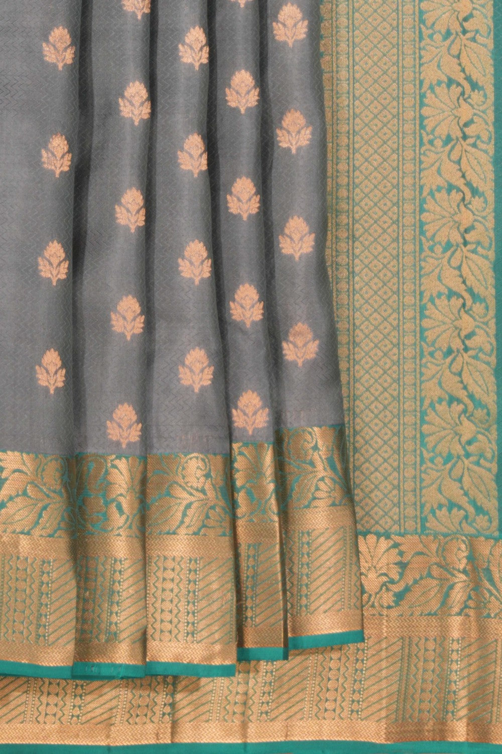 Image of South Silk Grey Saree