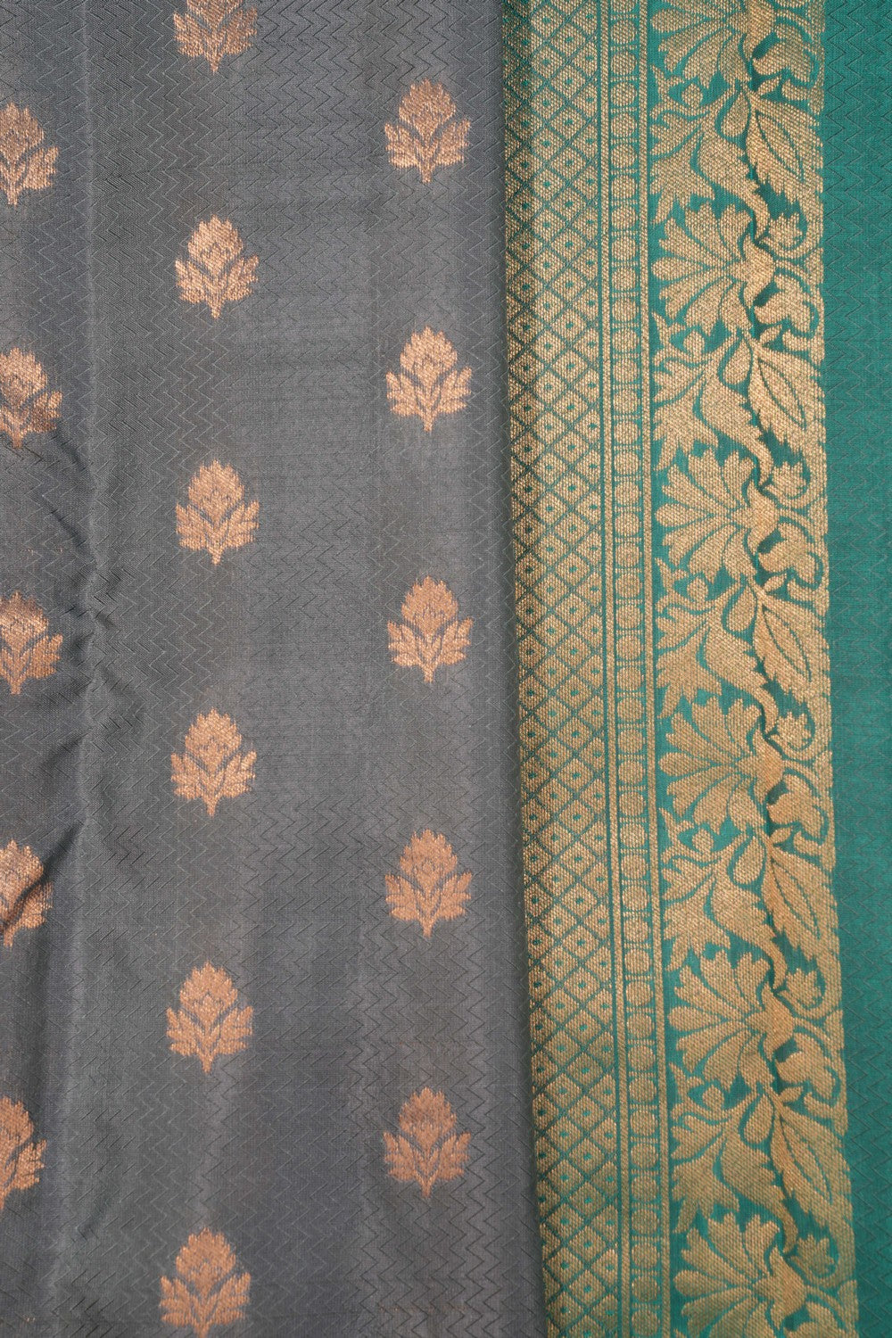 Image of South Silk Grey Saree