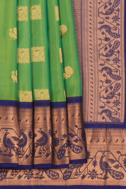 Image of South Silk Green Saree