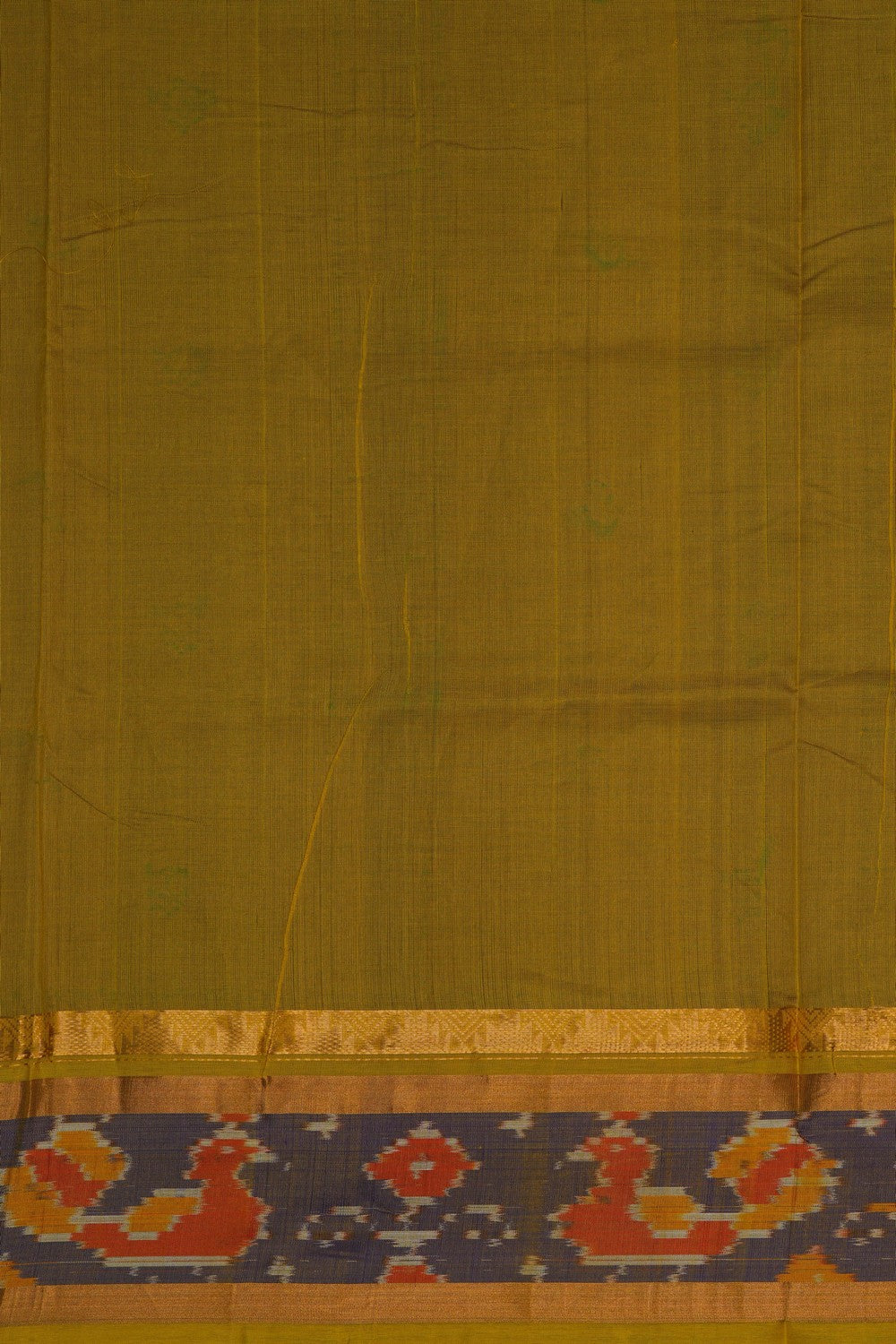 Image of South Cotton Silk Red Saree