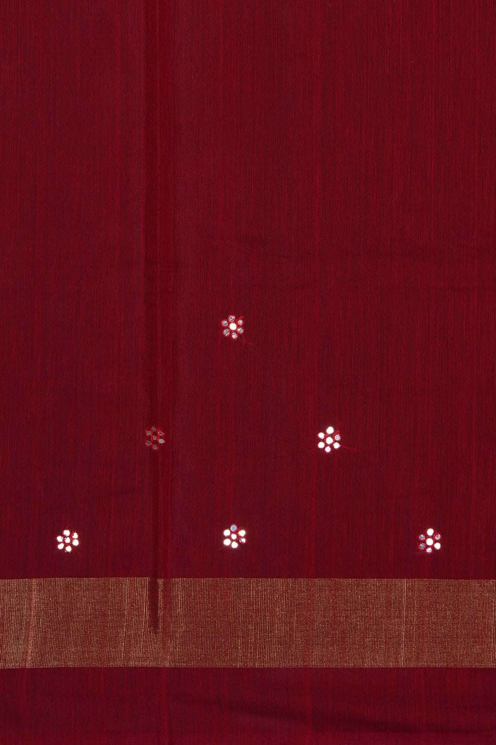 Image of South Silk-Cotton Ikat Fusion Saree