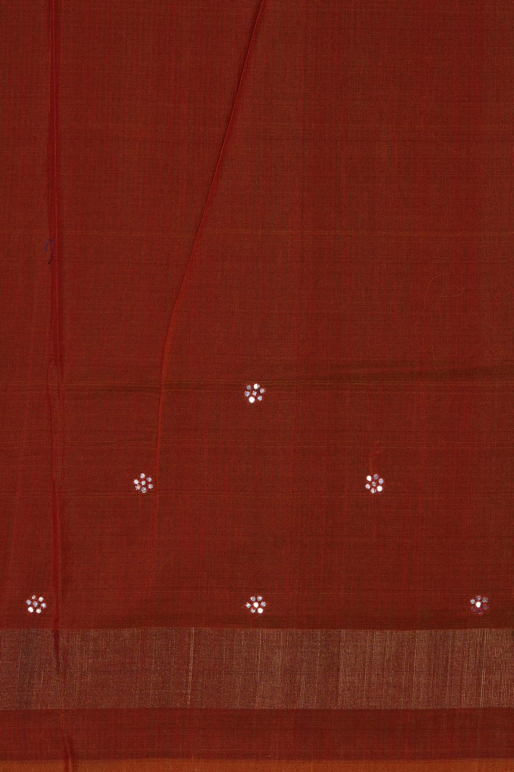 Image of South Silk-Cotton Ikat Fusion Saree