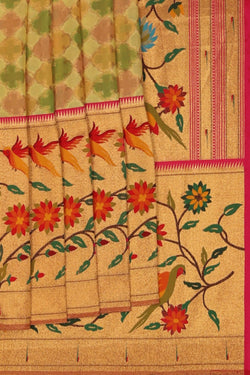 Image of Georgette Saree With Fusion Border