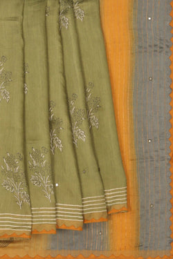 Image of A Beautiful Munga Cotton Silk Saree