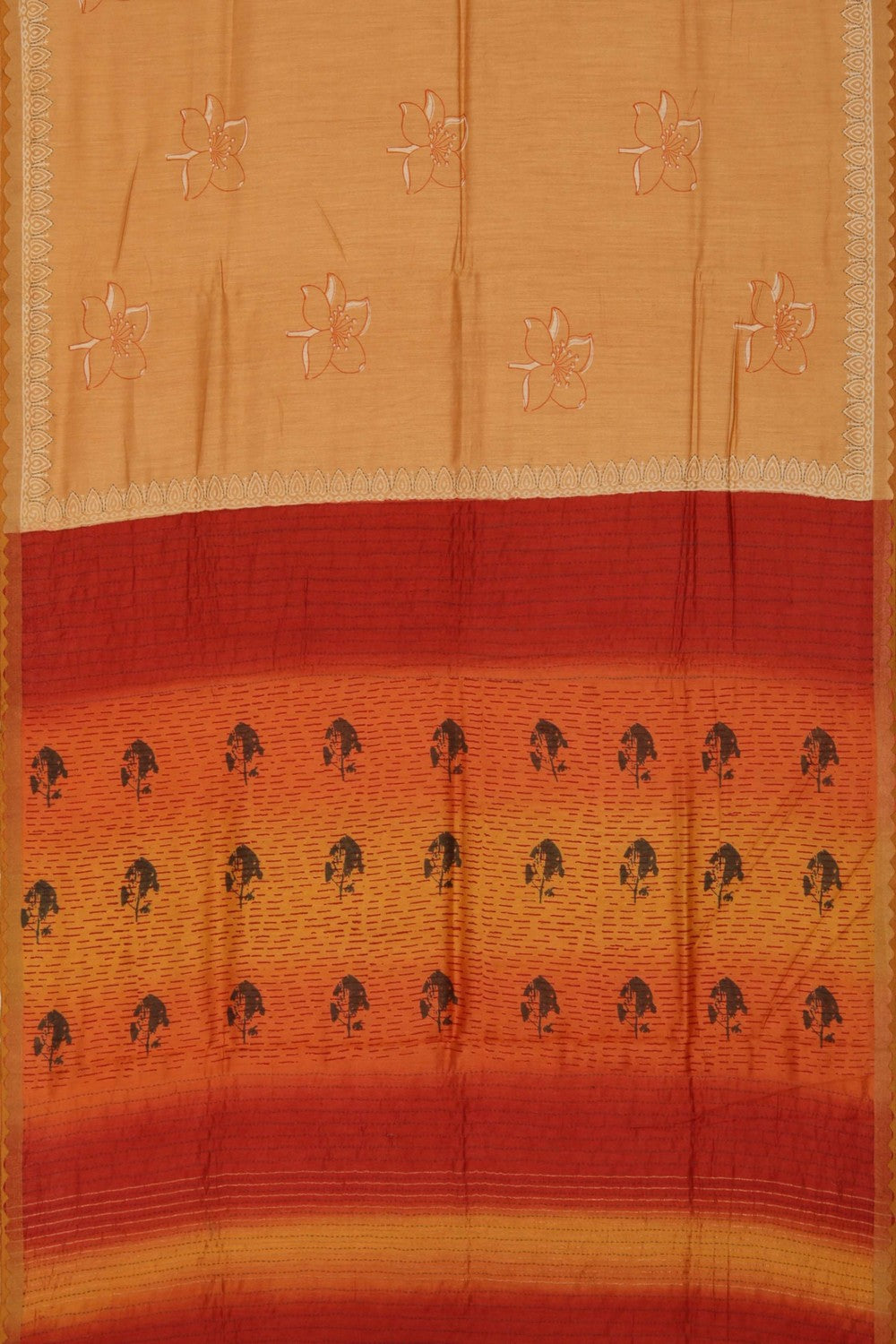 Image of A Beautiful Munga Cotton Silk Saree