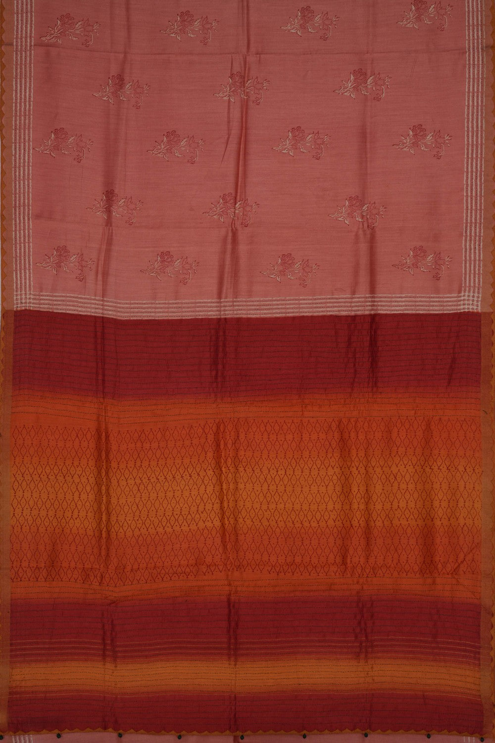 A Beautiful Munga Cotton Silk Saree