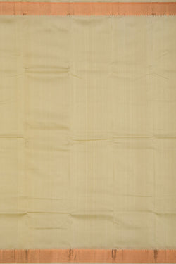 Collection of Mangalgiri-Silk Off White Saree in a gallery layout