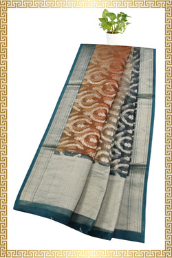 Image of Organza Gold-Paisley Dupatta