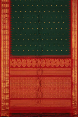 Image of Gadwal Green Saree