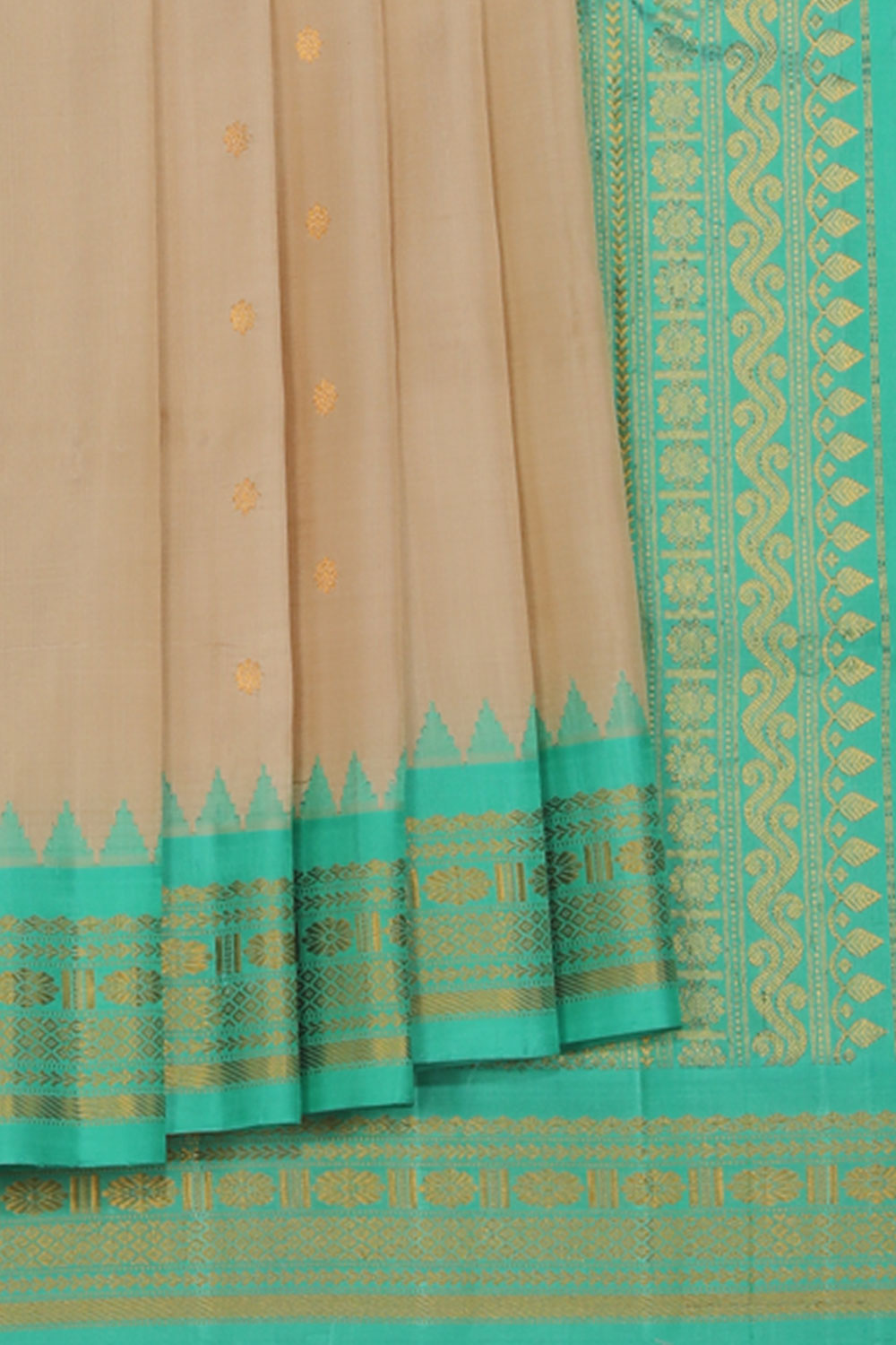 Gadwal Beige Saree