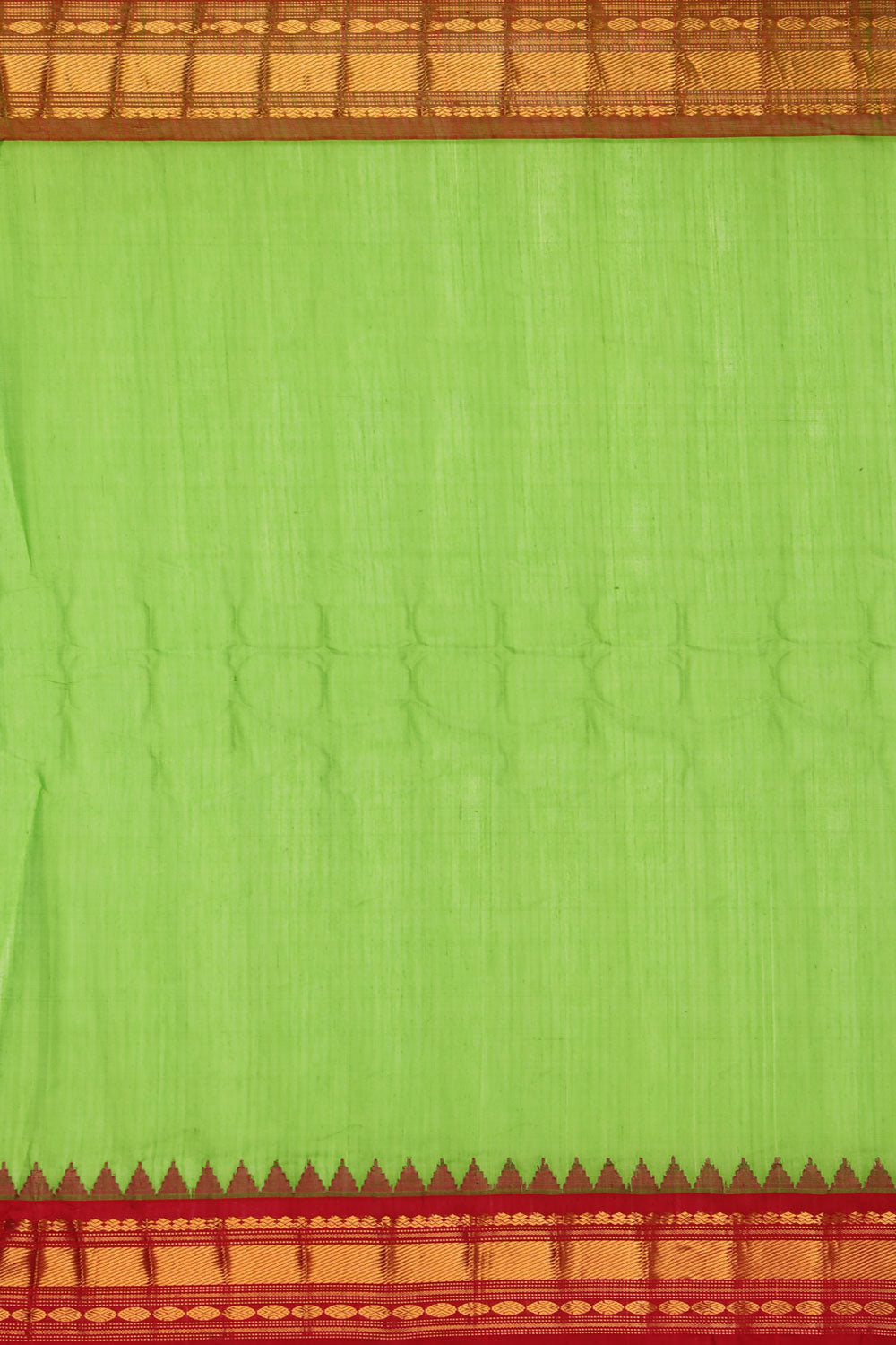 Image of Gadwal Green Saree