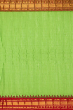 Collection of Gadwal Green Saree in a gallery layout