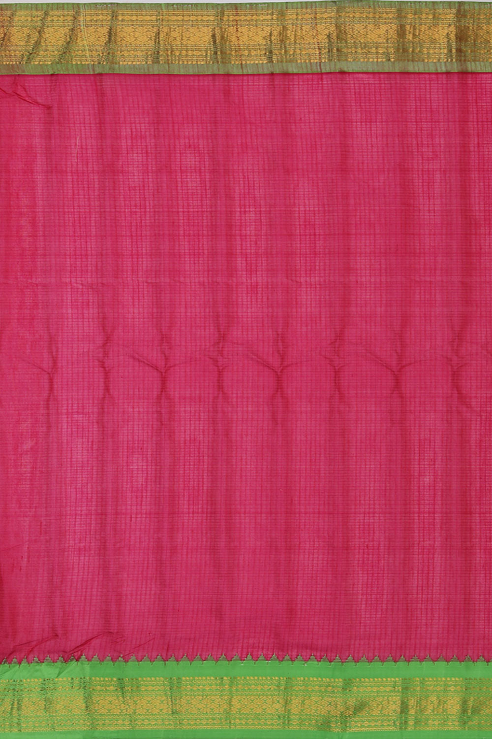 Image of Gadwal Pink Saree