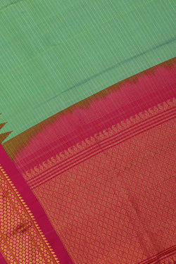 Image of Gadwal-Silk Green Dupatta