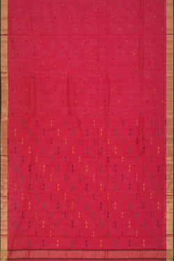 Image of Chanderi Pink Saree