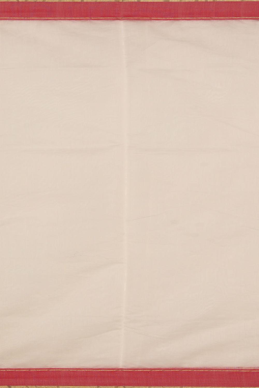 Image of Chanderi White Saree