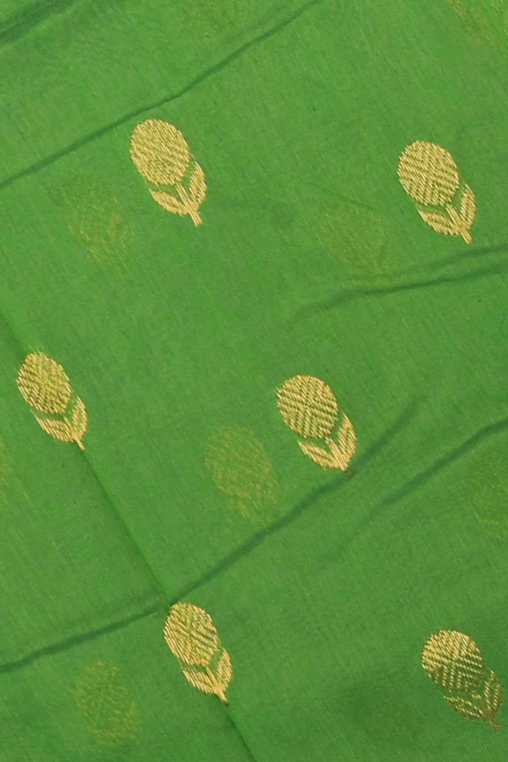 Chanderi Green Saree