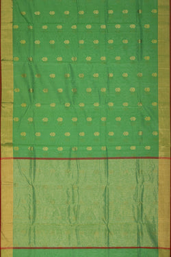 Image of Chanderi Green Saree