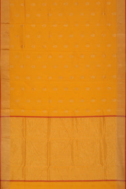 Collection of Chanderi Yellow Saree in a gallery layout