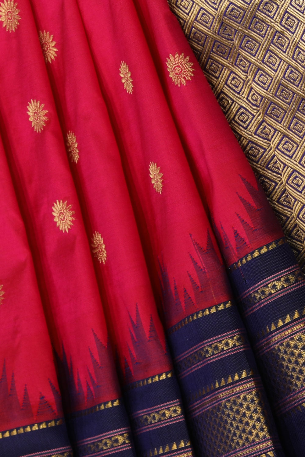 Narayanpet Silk Pink Saree