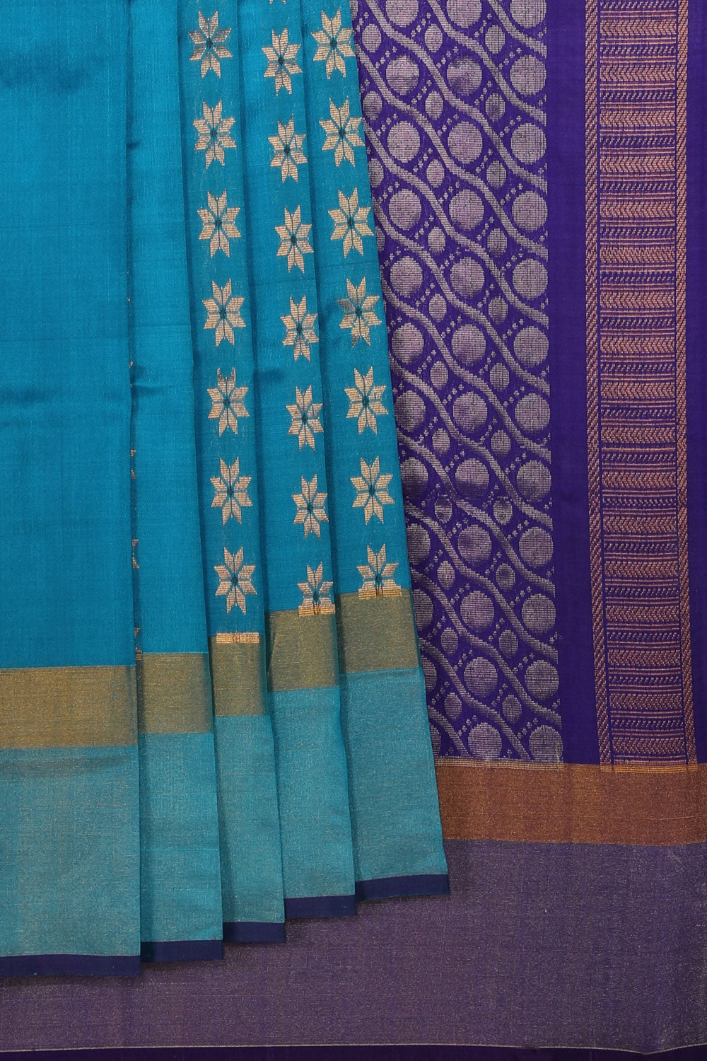 Uppada Silk Blue Saree