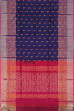 Collection of Uppada Silk Violet Saree in a gallery layout