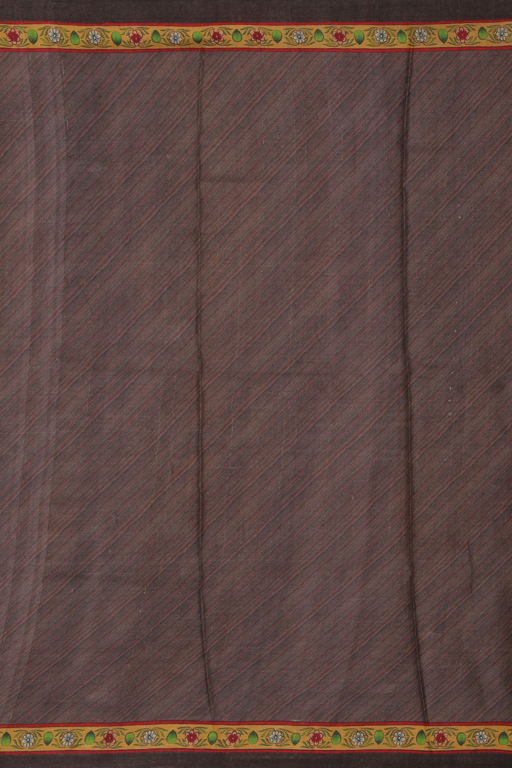 Image of Tussar-Silk Pichwai Print Saree