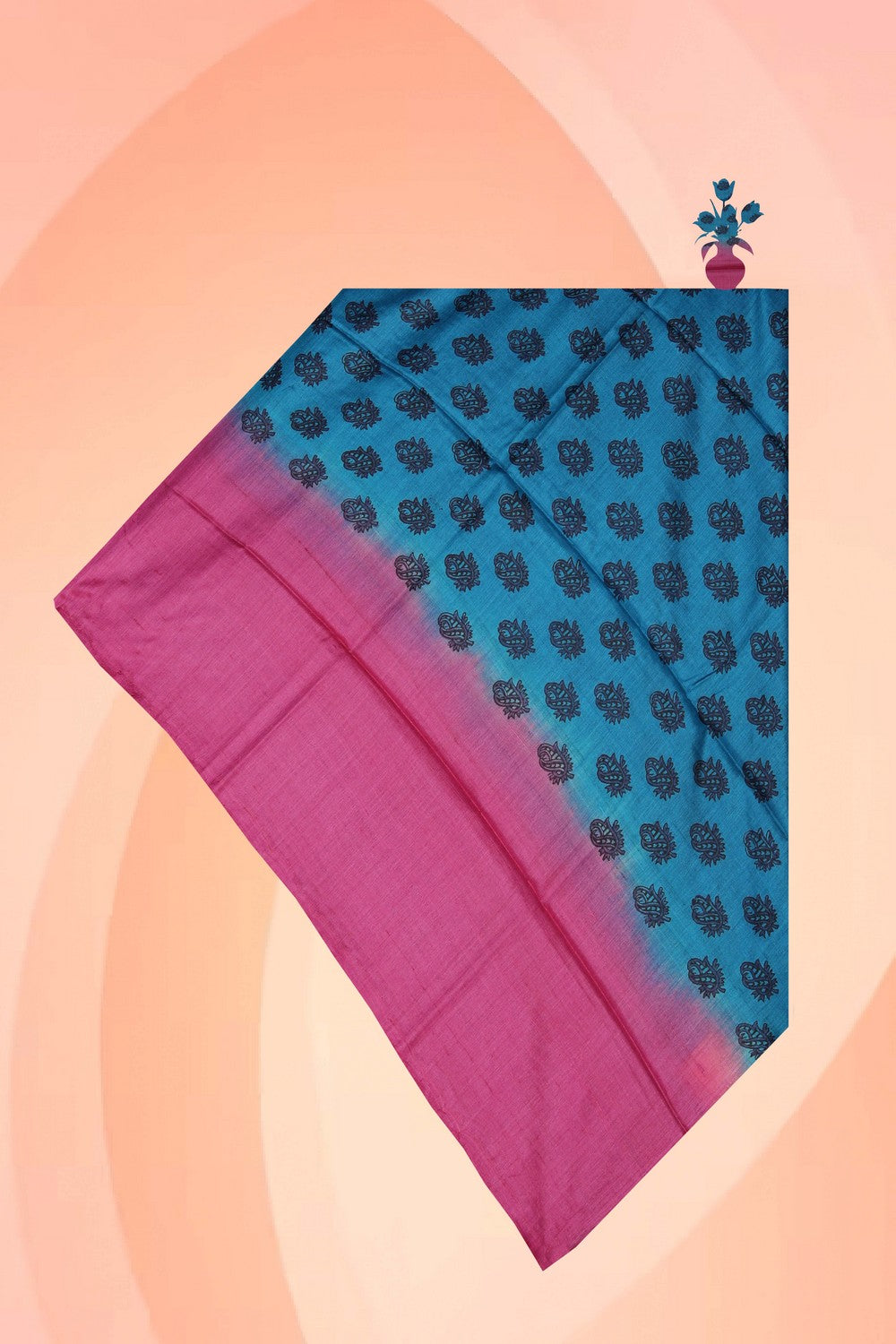 Image of Bagru Printed Dupatta