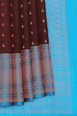 Collection of Gorgeous Caramel-Brown Saree in a gallery layout