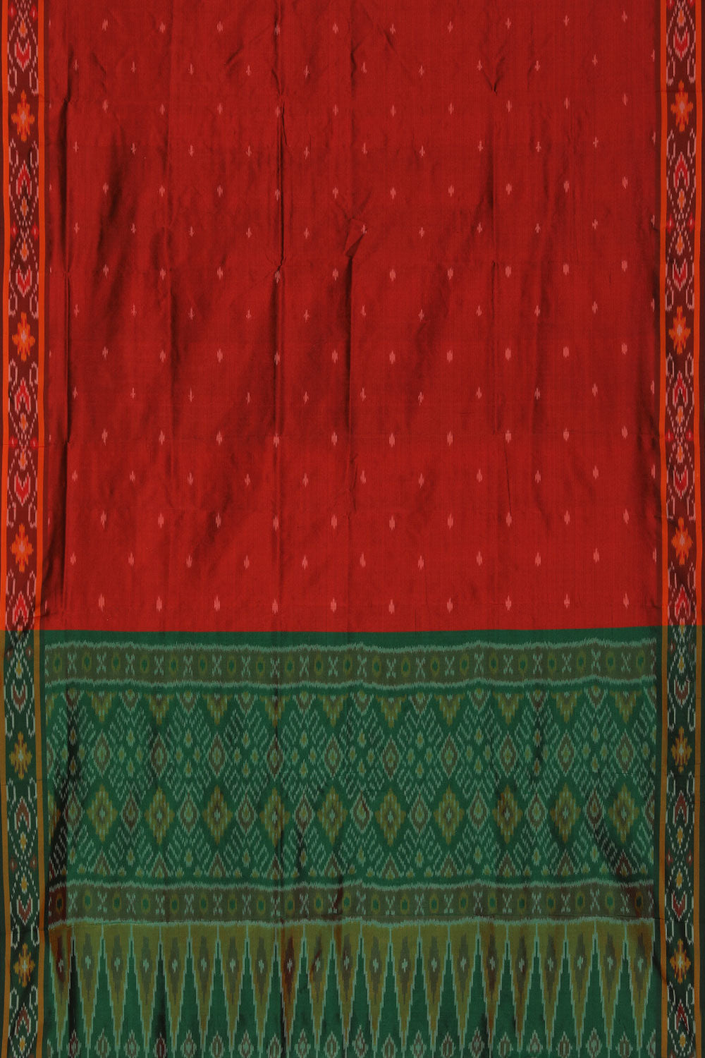 Collection of Pochampally Silk Unstitched Suit (3 Pcs Set) in a gallery layout