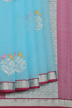 Collection of Kota Blue Saree in a gallery layout