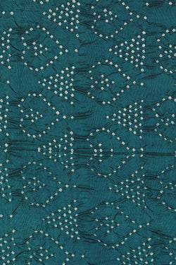 Image of Bandhani Teal-Green Dupatta