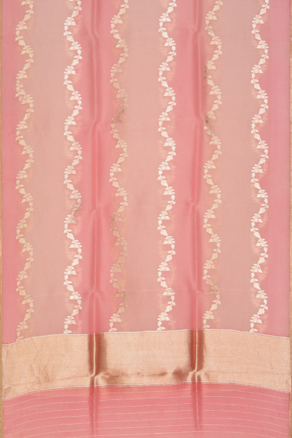 Organza Pink Dupatta-Pink