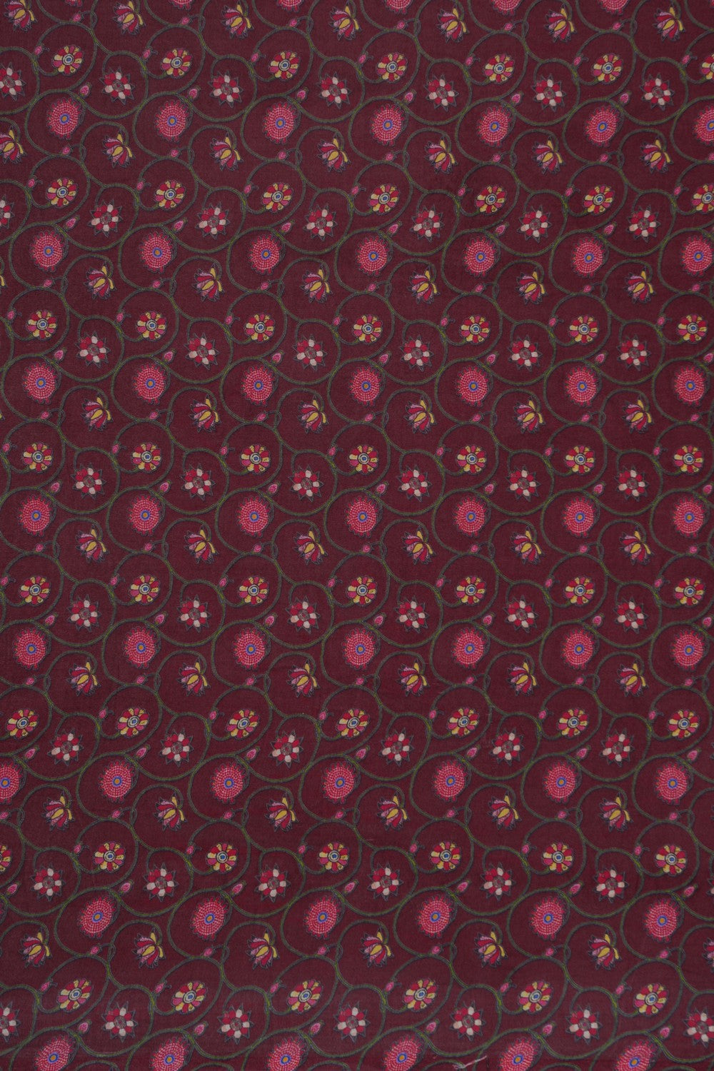 Image of Satin Bandhani Red Saree