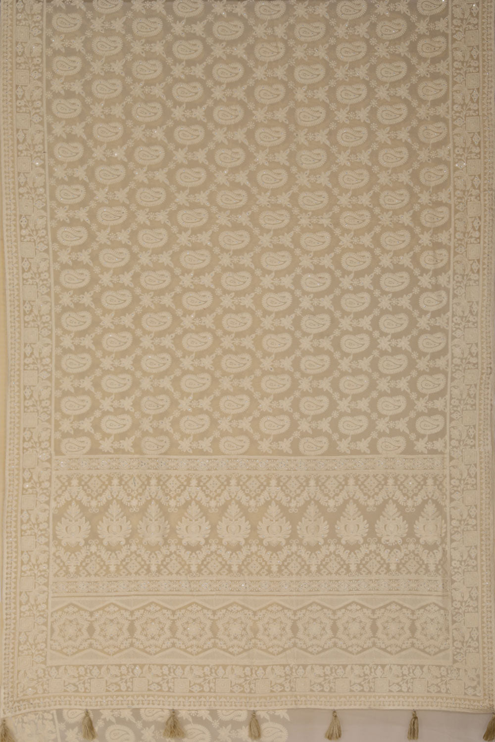 Image of Georgette Embroidered Saree