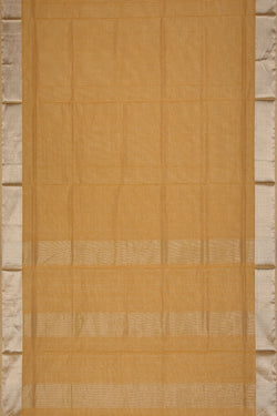 Image of Simple Yet Elegant Shimmer Mustard Saree