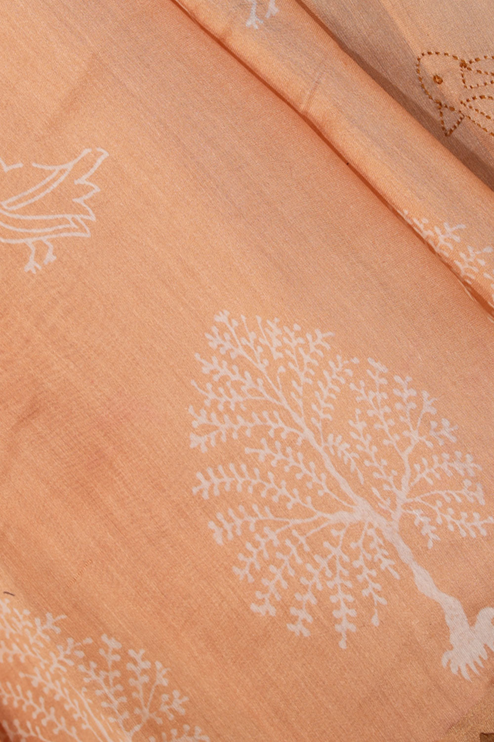 Collection of Simple Yet Elegant Bird Print Saree in a gallery layout