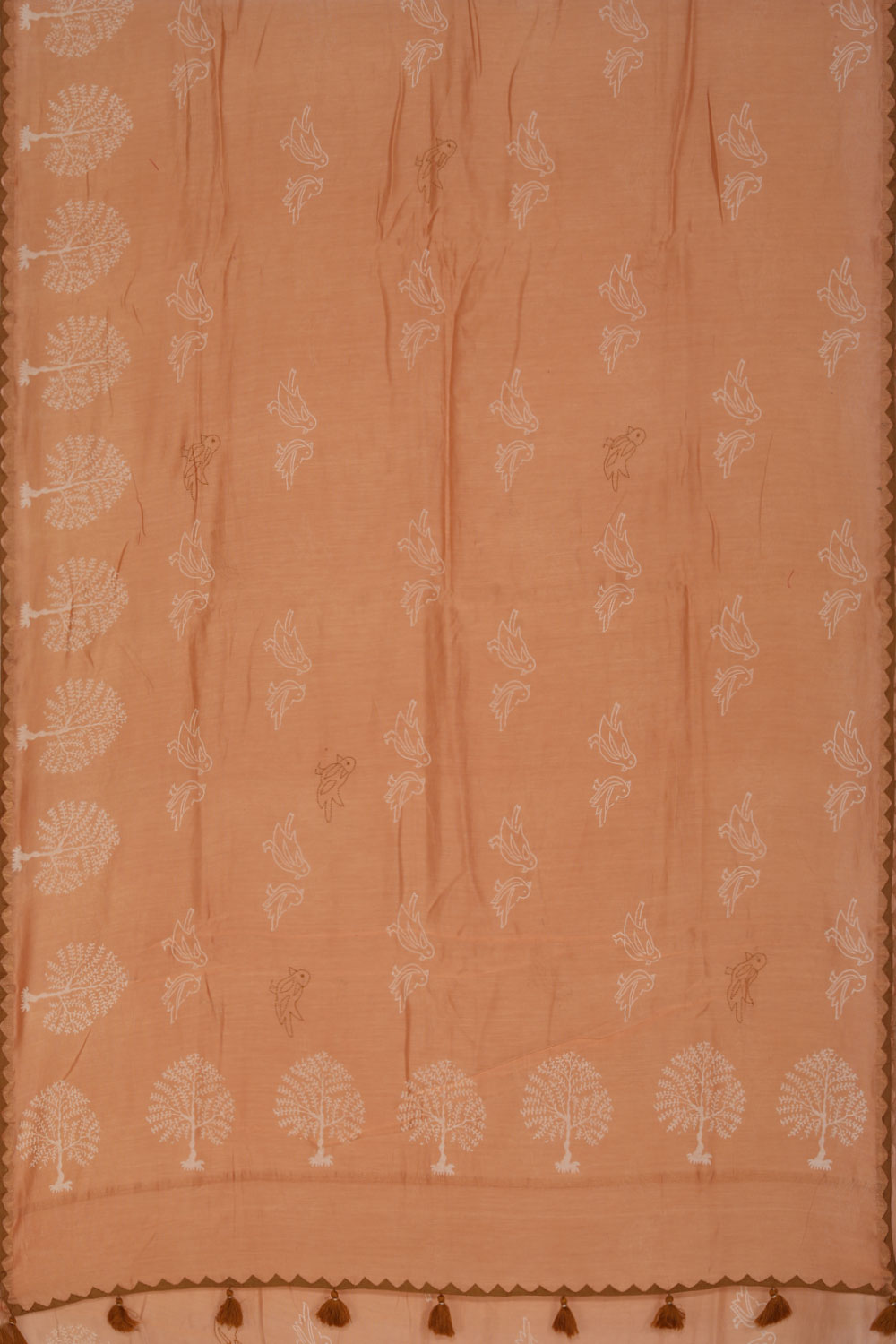 Collection of Simple Yet Elegant Bird Print Saree in a gallery layout