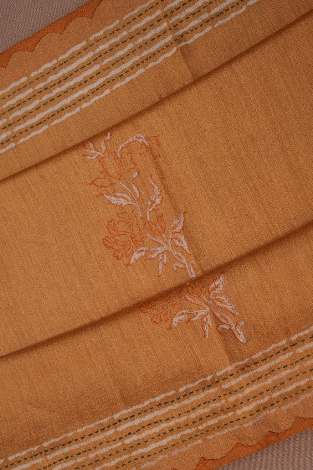 A Beautiful Munga Cotton Silk Saree