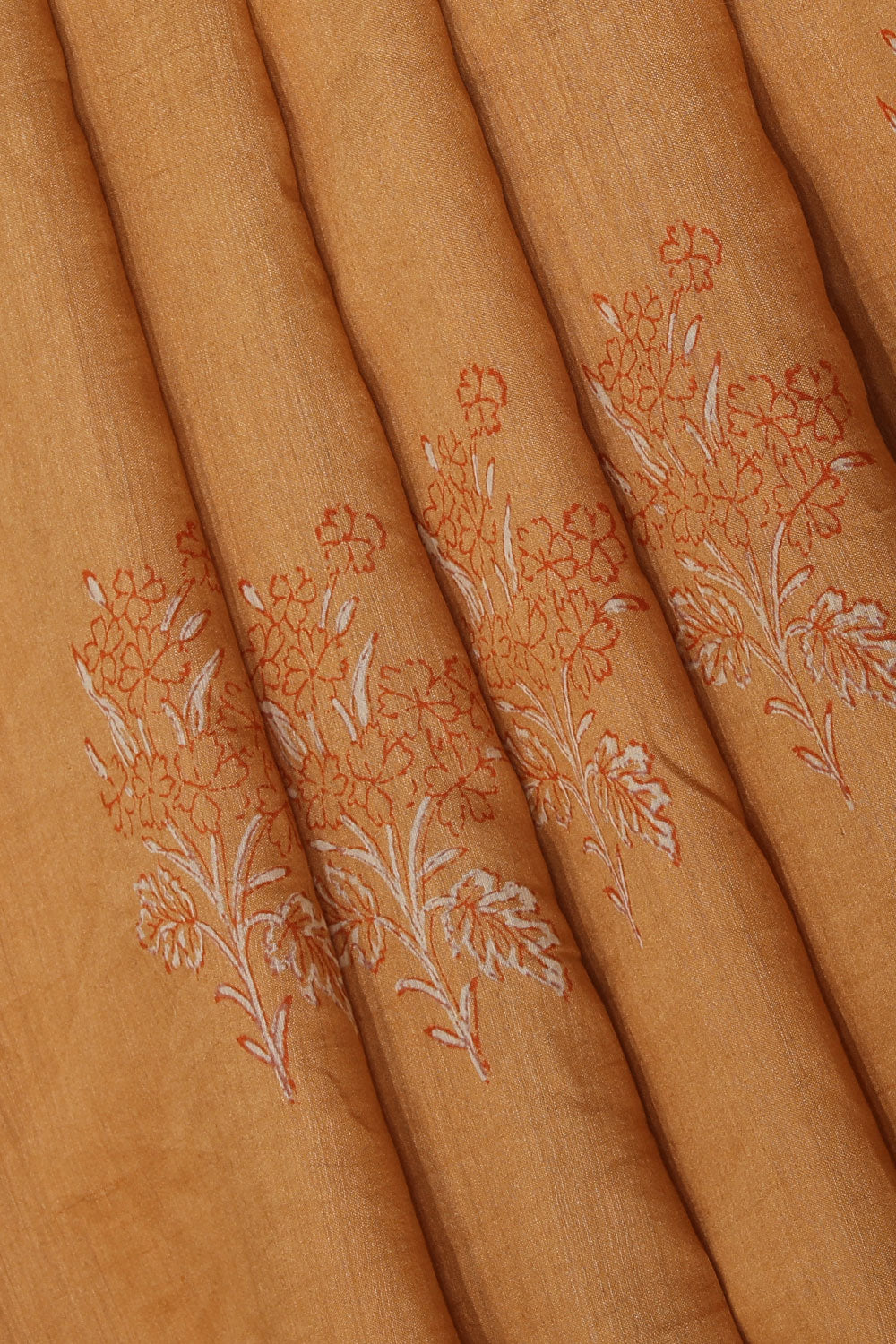 Image of Simple Yet Elegant Caramel-Brown Saree