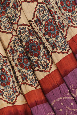 Collection of Contemporary Charm Bandhani Saree in a gallery layout