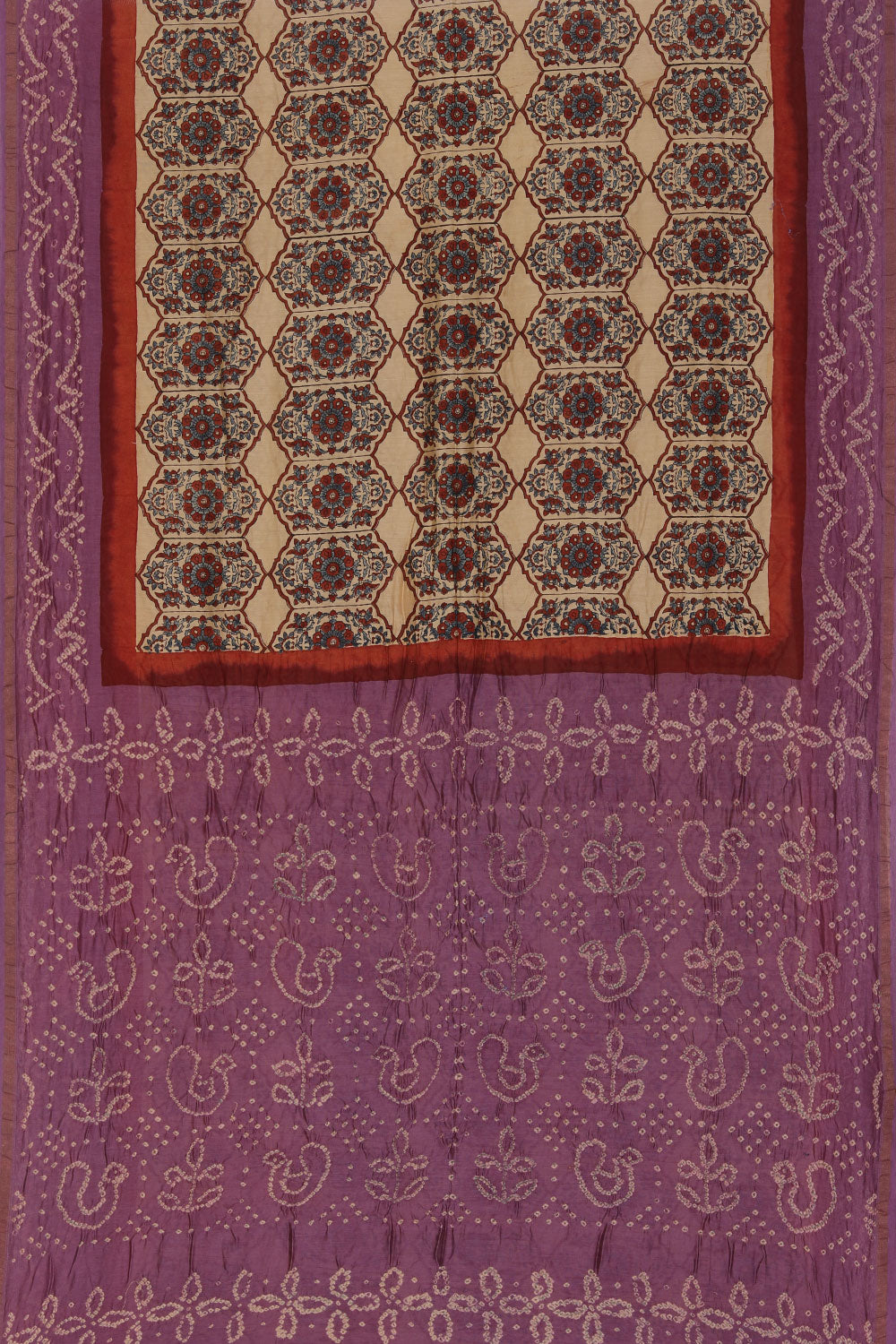 Image of Contemporary Charm Bandhani Saree