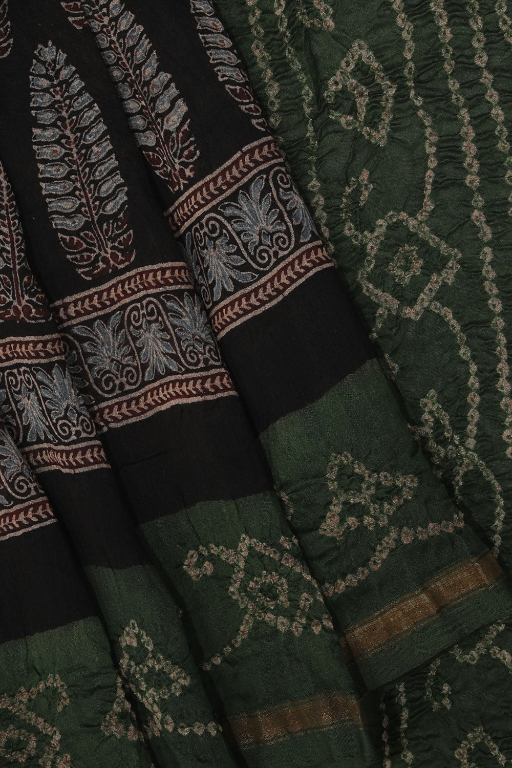 Image of Contemporary Charm Bandhani Saree