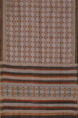 Collection of Maheshwari Kantha Embroidered Saree in a gallery layout