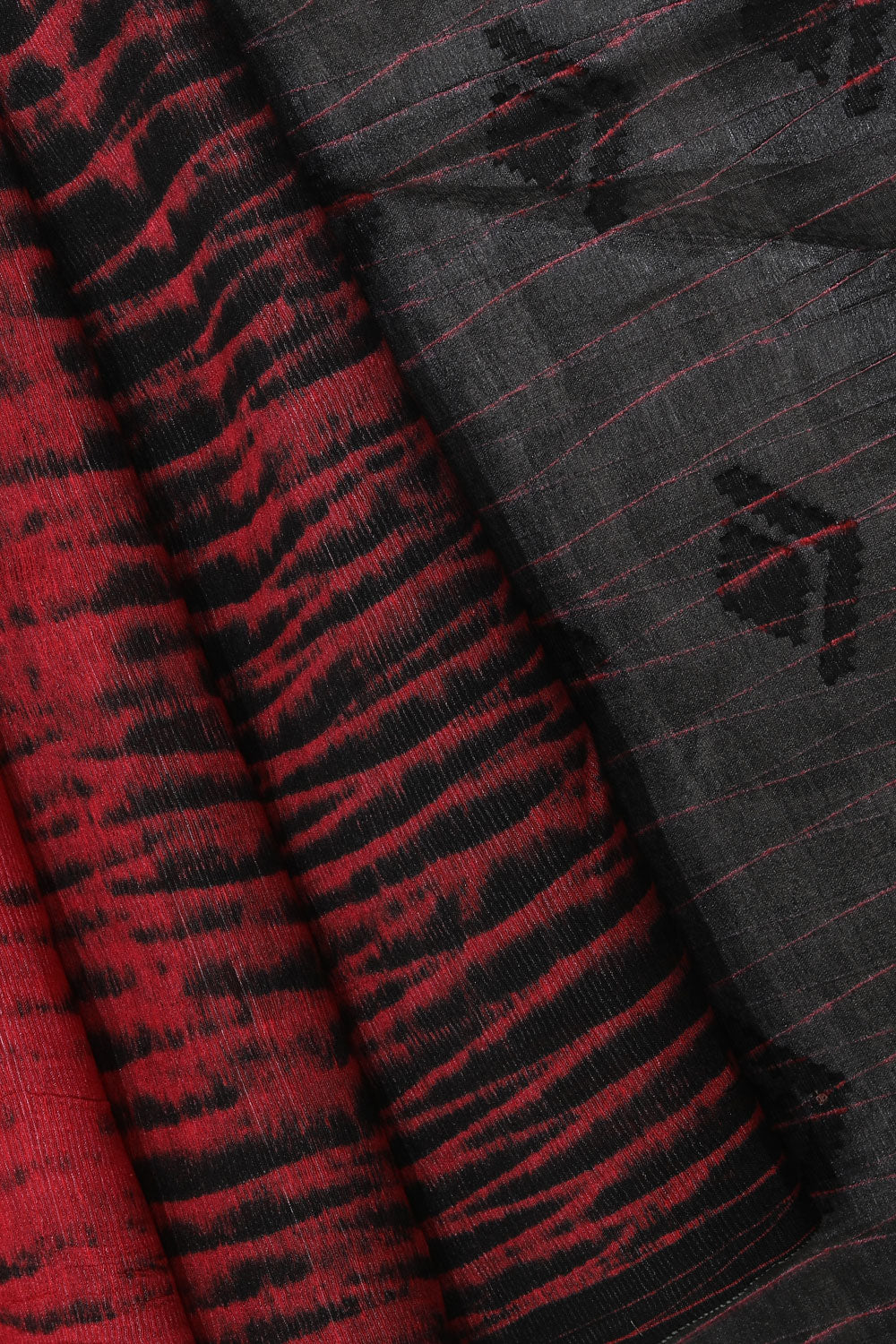 Image of Contemporary Charm Red Saree