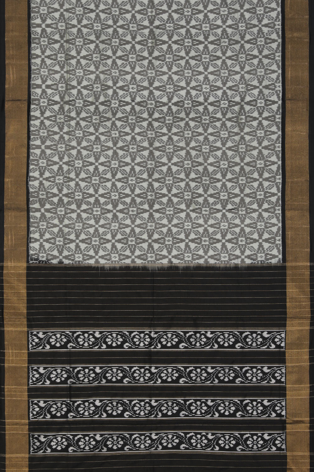 Collection of Pochampally-Silk Grey Saree in a gallery layout