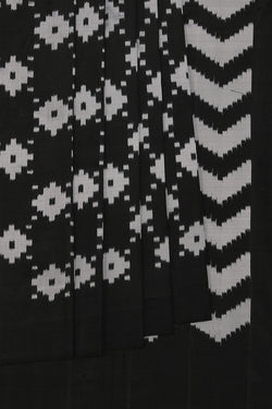 Collection of Pochampally-Silk Black Saree in a gallery layout